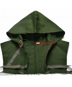 OneHeroSuits Green Arrow Cosplay Costume Oliver Queen Classic Green Hoodie