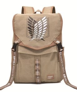 OneHeroSuits Attack On Titan Backpack The Wings Of Freedom Printed Animation Bag Ver.2 Accessories