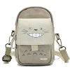 Totoro Smile Printed Waist Bag 3 Pocket - OneHeroSuits Accessories