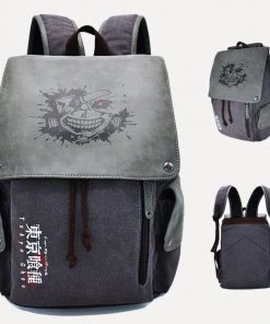 OneHeroSuits Accessories Tokyo Ghoul Backpack Ken Kaneki Face Printed Creative Bag Ver.2