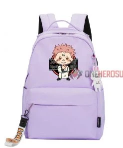 OneHeroSuits Girls Mini Q Backpack Jujutsu Kaisen Characters Printed Bag Accessories