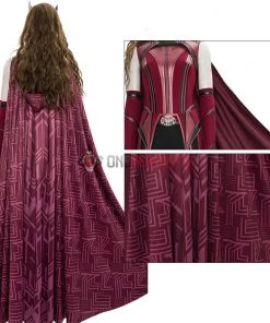 2021 New Scarlet Witch Cosplay Costume WandaVision OneHeroSuits