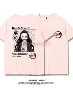 OneHeroSuits Demon Slayer Creative Print Anime T-shirt Nezuko/Tanjiro/Giyuu