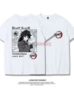 OneHeroSuits Demon Slayer Creative Print Anime T-shirt Nezuko/Tanjiro/Giyuu