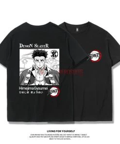 OneHeroSuits Demon Slayer Creative Print Anime T-shirt Nezuko/Tanjiro/Giyuu