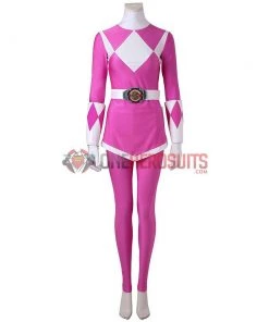 OneHeroSuits Costumes Pterosaur Pink Ranger Cosplay Costume Mighty Morphin Power Rangers Suit