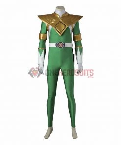 1herosuits Tommy Oliver Cosplay Costume Green Ranger Spandex Cosplay Suit Costumes