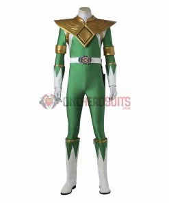 1herosuits Tommy Oliver Cosplay Costume Green Ranger Spandex Cosplay Suit Costumes
