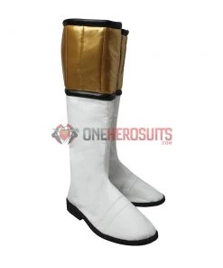 OneHeroSuits White Ranger Cosplay Costume Mighty Morphin Power Rangers Suit