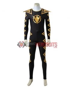 OneHeroSuits Tommy Oliver Black Ranger Cosplay Costume Power Rangers Dino Thunder Suit Costumes
