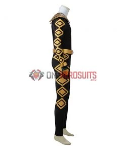 OneHeroSuits Tommy Oliver Black Ranger Cosplay Costume Power Rangers Dino Thunder Suit Costumes
