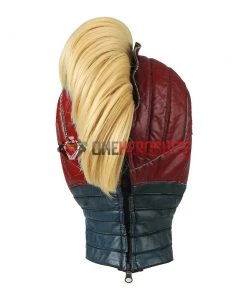 OneHeroSuits Costumes Carol Danvers Cosplay Costume Captain Marvel Dark Color Red Cosplay Suit