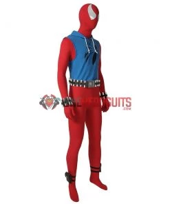 OneHeroSuits Costumes Ben Reily Cosplay Costume Scarlet Spider Man Cosplay Suit