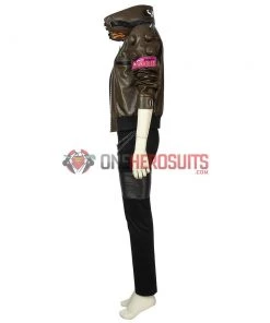 OneHeroSuits Cyberpunk 2077 V Female Cosplay Costumes Artificial Leather Cosplay Suit