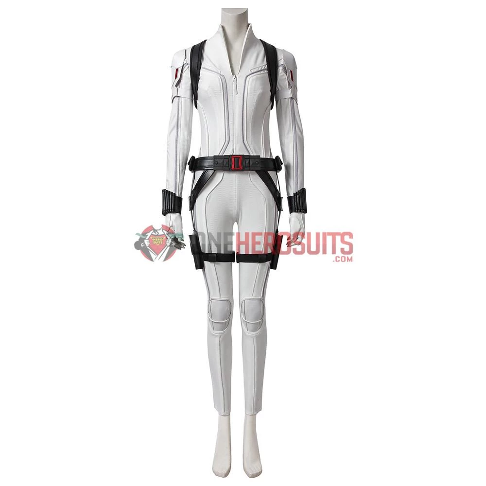 OneHeroSuits Black Widow White Cosplay Costumes Natasha Romanoff Cosplay Suit 2 OneHeroSuits Black Widow White Cosplay Costumes Natasha Romanoff Cosplay Suit