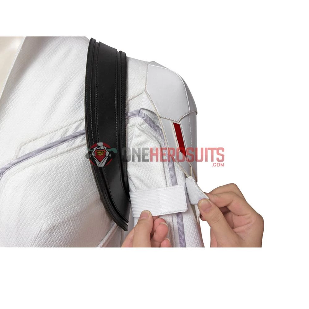 OneHeroSuits Black Widow White Cosplay Costumes Natasha Romanoff Cosplay Suit 22 OneHeroSuits Black Widow White Cosplay Costumes Natasha Romanoff Cosplay Suit
