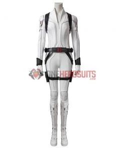 OneHeroSuits Black Widow White Cosplay Shoes Natasha Romanoff Cosplay Boots