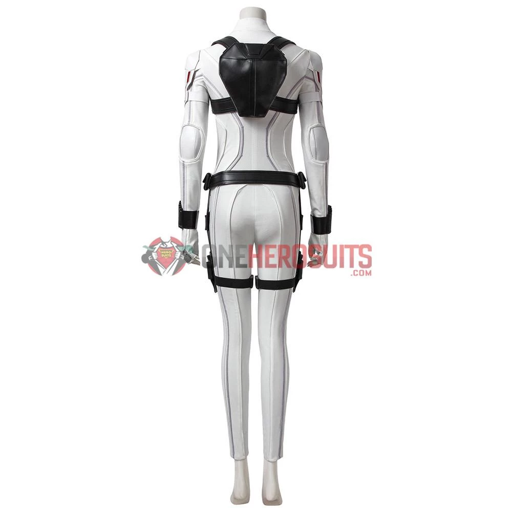 OneHeroSuits Black Widow White Cosplay Costumes Natasha Romanoff Cosplay Suit 5 OneHeroSuits Black Widow White Cosplay Costumes Natasha Romanoff Cosplay Suit