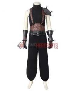 OneHeroSuits Cloud Strife Black Cosplay Costumes FFVII Remake Cosplay Suit
