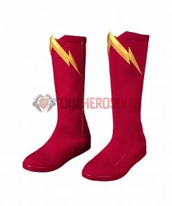 OneHeroSuits The Flash Season 6 Cosplay Boots Barry Allen Cosplay Shoes