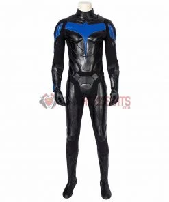 OneHeroSuits Titans Dick Grayson Cosplay Costumes The Season 1 Nightwing Cosplay Suit