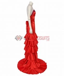 OneHeroSuits Final Fantasy VII Cosplay Costume Aerith Red Dress Cosplay Suit Costumes