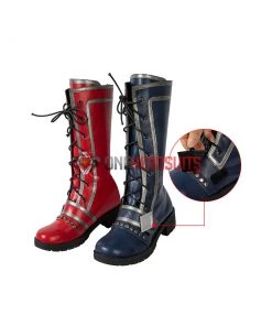 OneHeroSuits Harley Quinn Cosplay Boots Kill The Justice League Harley Quinn Shoes Costumes