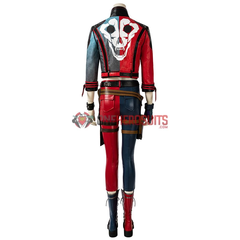 OneHeroSuits Costumes Harley Quinn Cosplay Costume Kill The Justice League Harley Quinn Suit 4 OneHeroSuits Costumes Harley Quinn Cosplay Costume Kill The Justice League Harley Quinn Suit