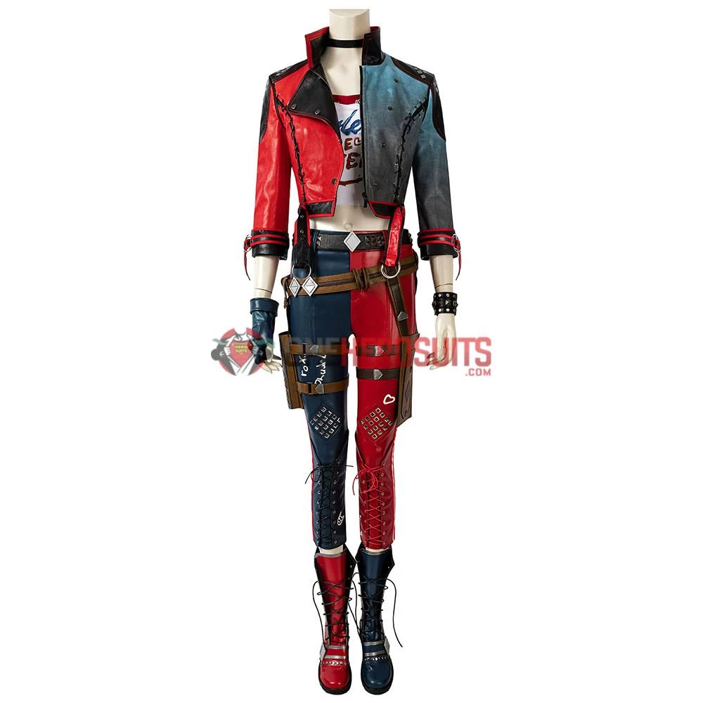 OneHeroSuits Costumes Harley Quinn Cosplay Costume Kill The Justice League Harley Quinn Suit 2 OneHeroSuits Costumes Harley Quinn Cosplay Costume Kill The Justice League Harley Quinn Suit