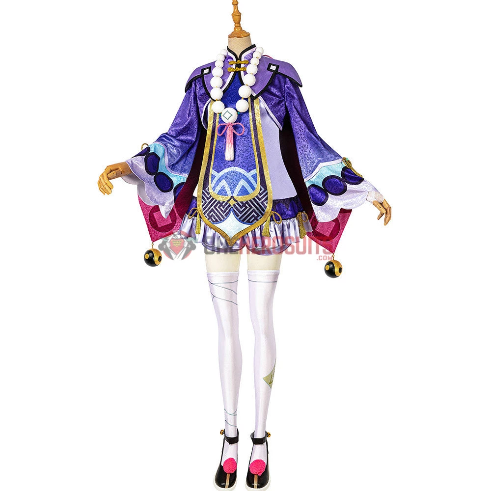 Genshin Impact Qiqi Cosplay Costume OneHeroSuits Costumes 2 Genshin Impact Qiqi Cosplay Costume OneHeroSuits Costumes