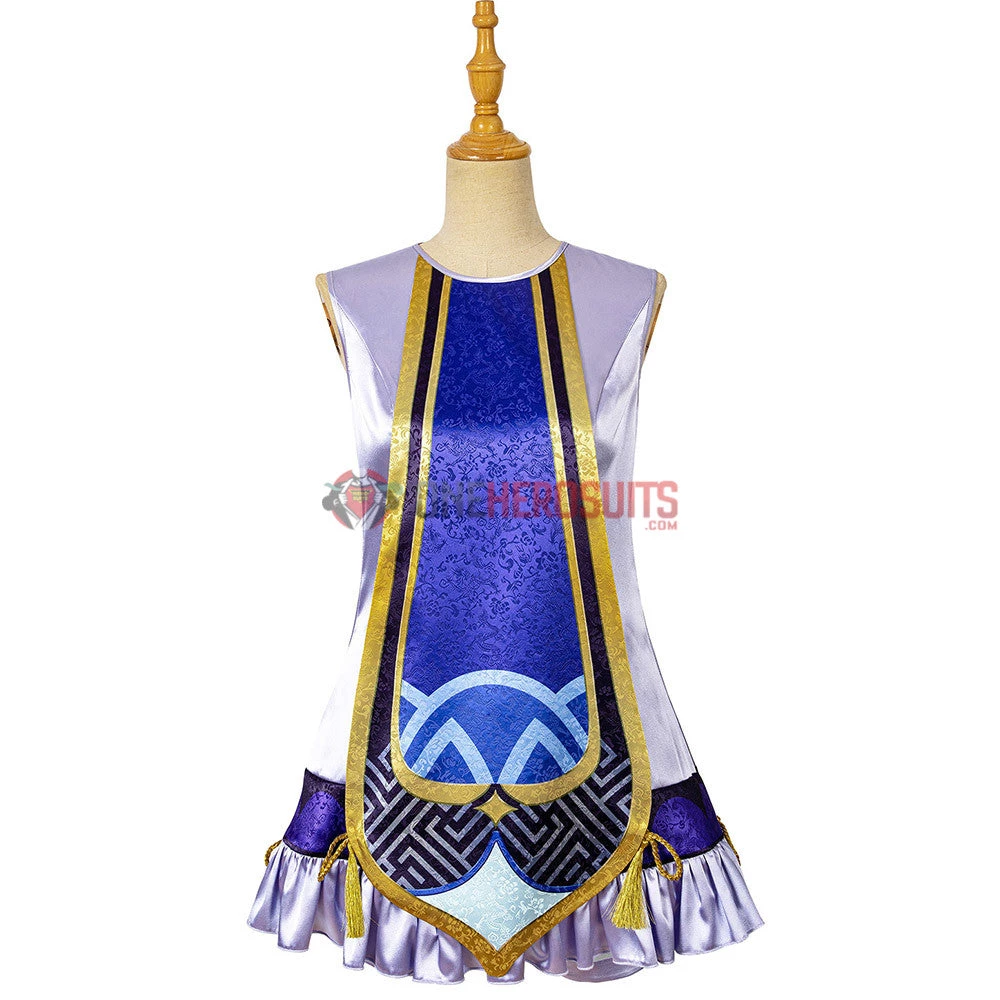 Genshin Impact Qiqi Cosplay Costume OneHeroSuits Costumes 24 Genshin Impact Qiqi Cosplay Costume OneHeroSuits Costumes