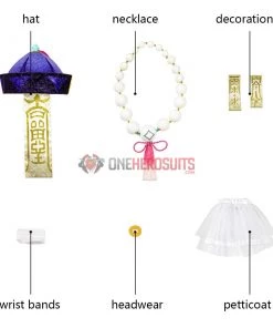 Genshin Impact Qiqi Cosplay Costume OneHeroSuits Costumes 39 Genshin Impact Qiqi Cosplay Costume OneHeroSuits Costumes