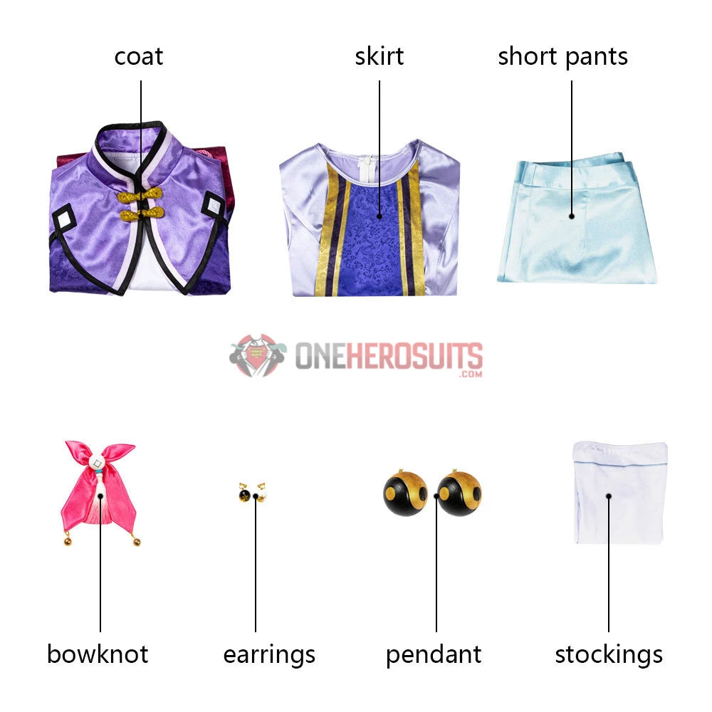 Genshin Impact Qiqi Cosplay Costume OneHeroSuits Costumes 5 Genshin Impact Qiqi Cosplay Costume OneHeroSuits Costumes