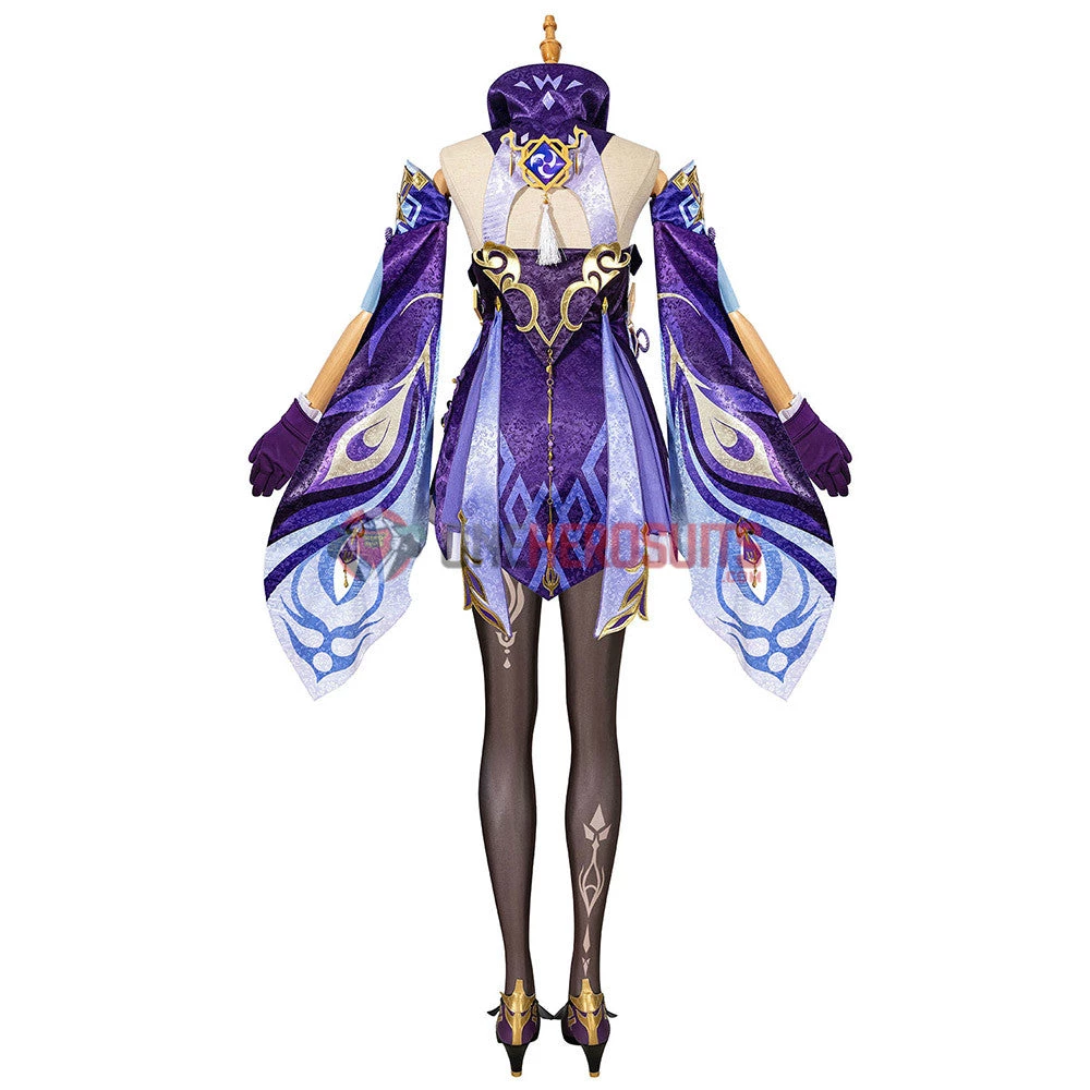 OneHeroSuits Keqing Cosplay Costumes Genshin Impact Female Cosplay Suit 3 OneHeroSuits Keqing Cosplay Costumes Genshin Impact Female Cosplay Suit