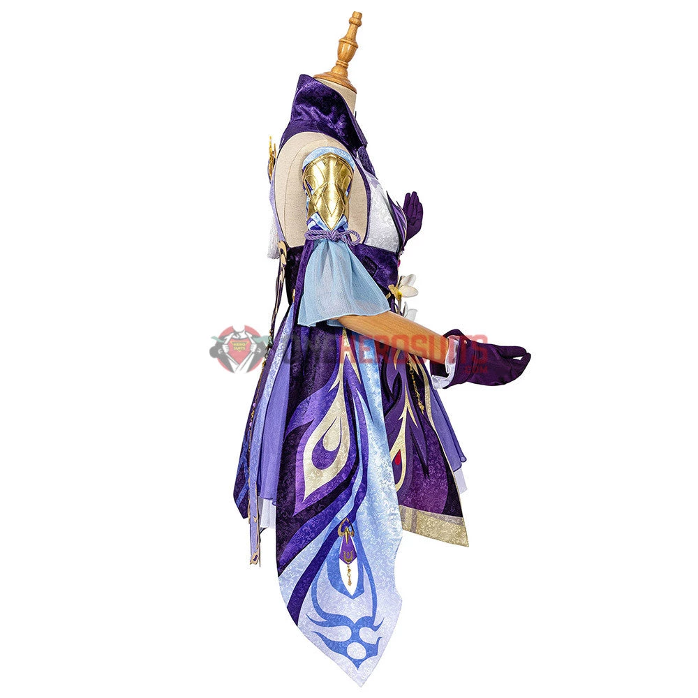 OneHeroSuits Keqing Cosplay Costumes Genshin Impact Female Cosplay Suit 6 OneHeroSuits Keqing Cosplay Costumes Genshin Impact Female Cosplay Suit