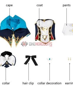 Costumes Genshin Impact Jean Cosplay Costume OneHeroSuits 51 Costumes Genshin Impact Jean Cosplay Costume OneHeroSuits