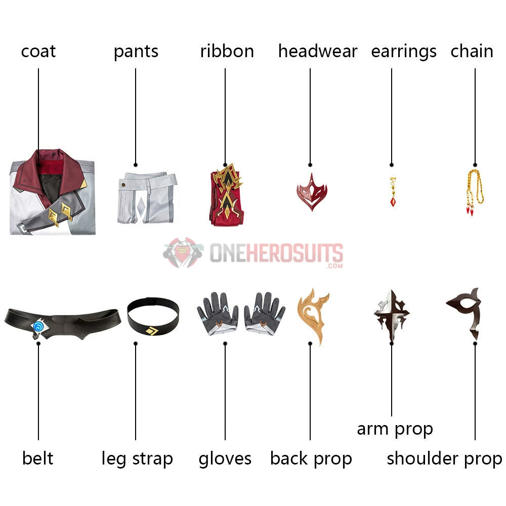 Genshin Impact Tartaglia Cosplay Costume OneHeroSuits 8 Genshin Impact Tartaglia Cosplay Costume OneHeroSuits