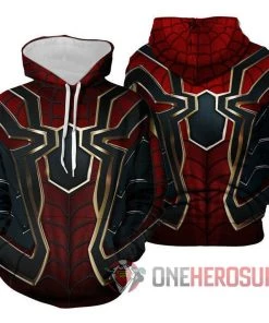 OneHeroSuits Cozy Hoodies Spider-man Hoodies Creative Printed Pullover Hooded Sweatshirt Collection