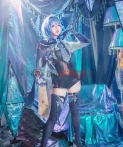 OneHeroSuits Eula Genshin Impact Cosplay Costume Full Set With Cosplay Boots Costumes