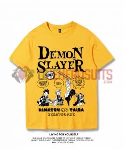 OneHeroSuits Demon Slayer Creative Print Anime T-shirt Nezuko/Tanjiro/Zenitsu