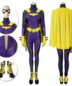 OneHeroSuits Batgirl Cosplay Costumes Gotham Knights BatGirl Purple Suit
