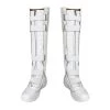 OneHeroSuits Black Widow White Cosplay Shoes Natasha Romanoff Cosplay Boots
