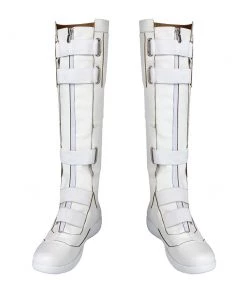 OneHeroSuits Black Widow White Cosplay Shoes Natasha Romanoff Cosplay Boots