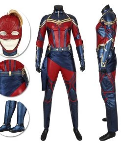 OneHeroSuits Captain Marvel Carol Danvers Cosplay Costumes Avengers 4 Endgame Cosplay Suit