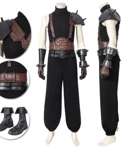 OneHeroSuits Cloud Strife Black Cosplay Costumes FFVII Remake Cosplay Suit