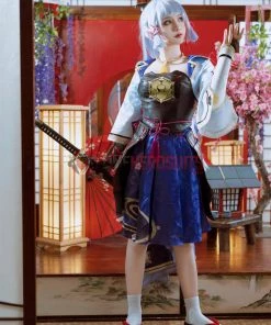 OneHeroSuits Costumes Ayaka Genshin Impact Cosplay Costume Full Set Of Cosplay Suit