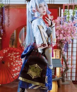 OneHeroSuits Costumes Ayaka Genshin Impact Cosplay Costume Full Set Of Cosplay Suit