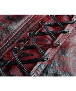 OneHeroSuits Red Arrow Cosplay Costume Roy Harper Leather Cosplay Hoodie Movie Level