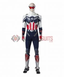 The Falcon Sam Wilson Cosplay Costumes Captain America OneHeroSuits