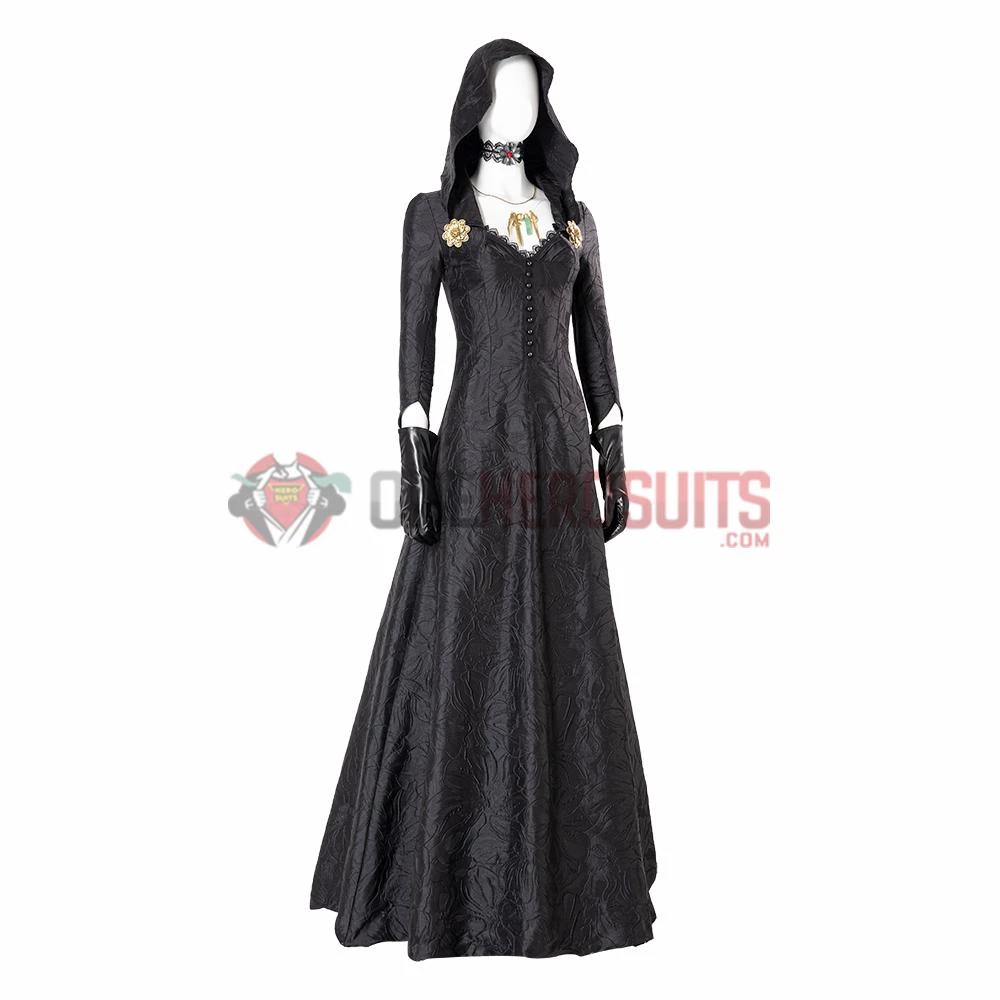 OneHeroSuits Resident Evil Village Cosplay Costumes Daniela Black Cosplay Suit 10 OneHeroSuits Resident Evil Village Cosplay Costumes Daniela Black Cosplay Suit